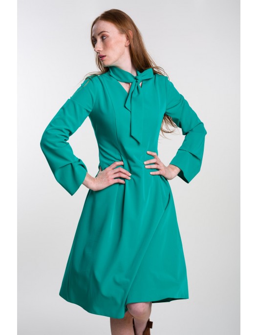Sukienka wiskozowa "zielone...