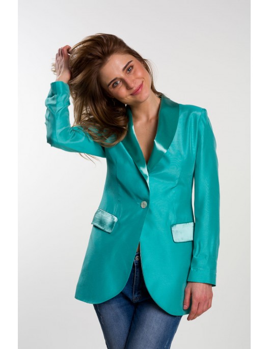 Turquoise jacket